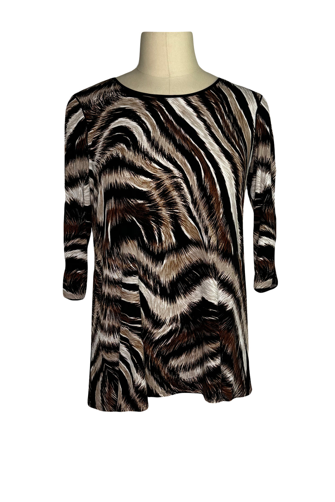 3/4 sleeve single layer tunic