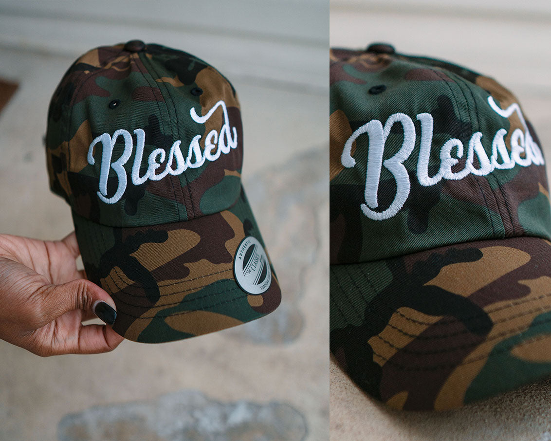 Blessed Camo Dad Hat