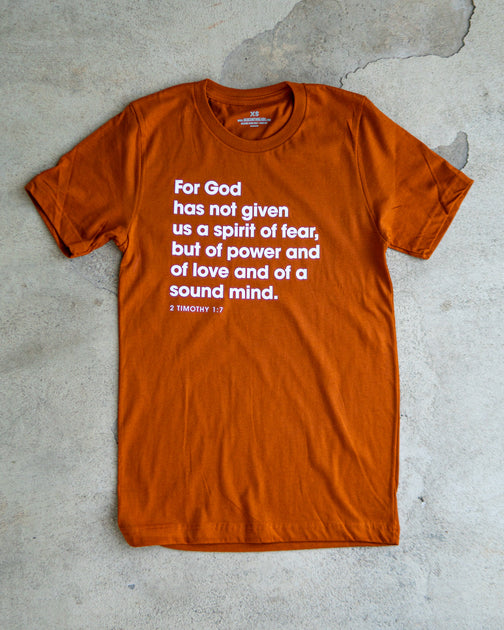 2 Timothy 1:7 Adult T-Shirt