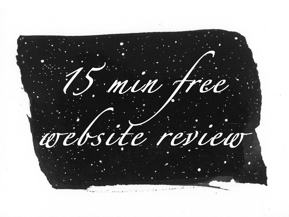 15 min website review