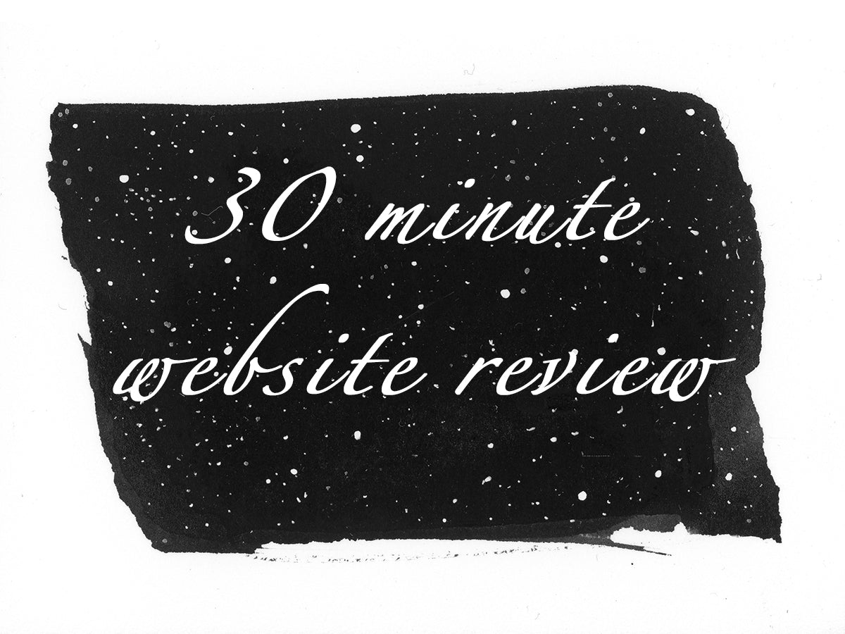 30 minute website review