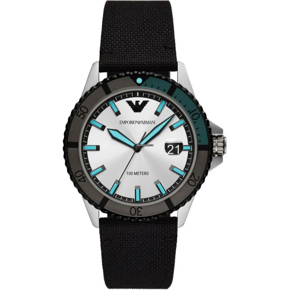 Emporio Armani - Black Fabric Watch – Brent Weatherall Jeweller