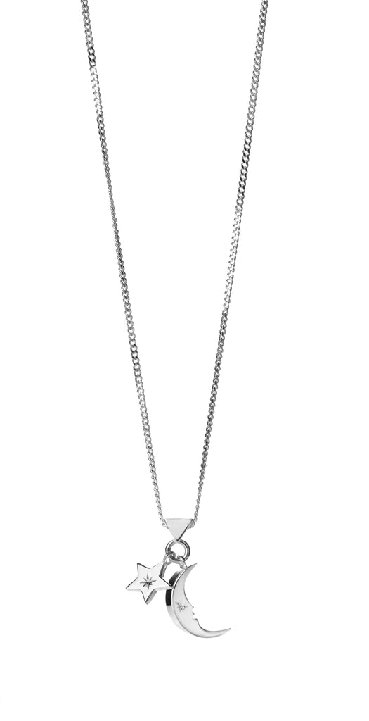 Karen Walker Moon \u0026 Star Charm Necklace 