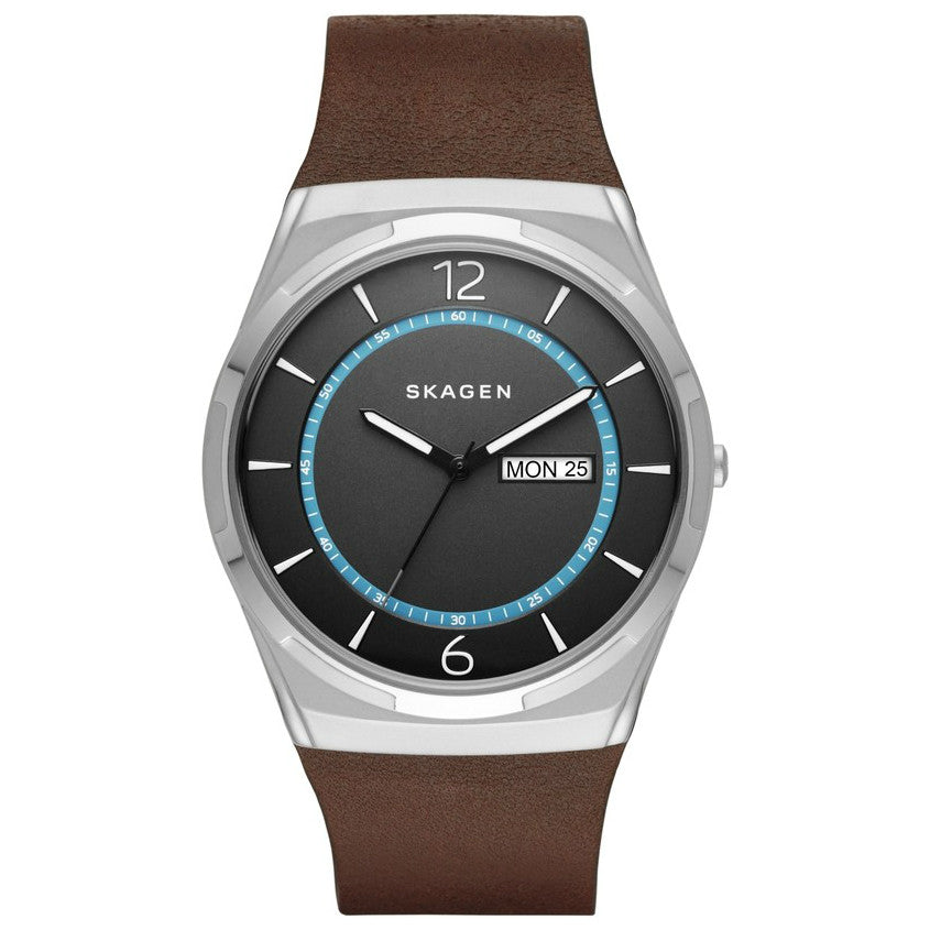 Skagen Melbye Titanium & Leather Watch SKW6305 – Brent 