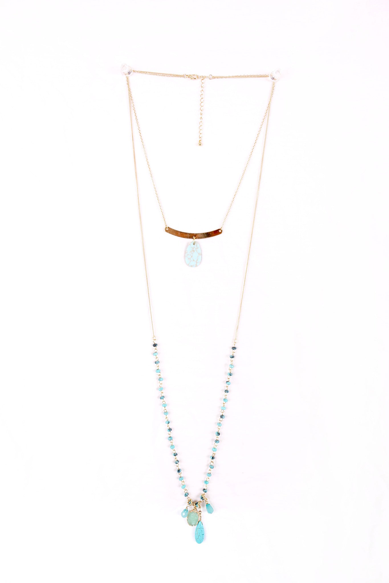 Double Layered Turqouise Necklace