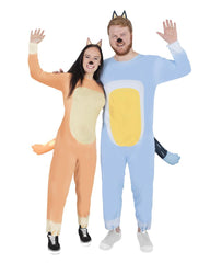 Bandit and Chilli costumes for adults from Bluey