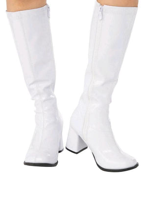Go Go White Adult Boots | Costume Super Centre AU