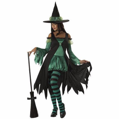 Buy Emerald Green Witch Adult Costume from Costume Super Centre AU