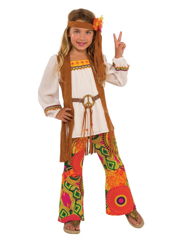 Wildflower Hippie Dress, Flowerpower Hippie Costume