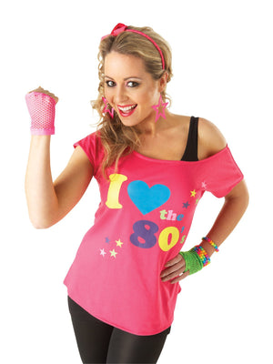 I Love The 80s Adult T-Shirt | Costume Super Centre AU