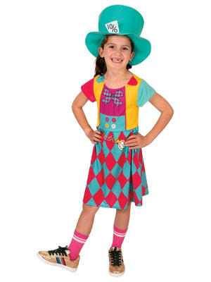 Alice in Wonderland - Girls Mad Hatter Child Costume | Costume Super Centre AU