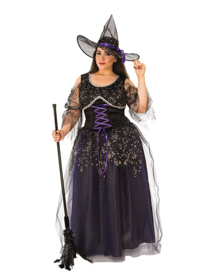 Midnight Witch Plus Size Adult Costume | Costume Super Centre AU