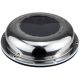 Solar Vent Stainless Steel With Recharge Battery Easy Install Vent/Fan & Switch
