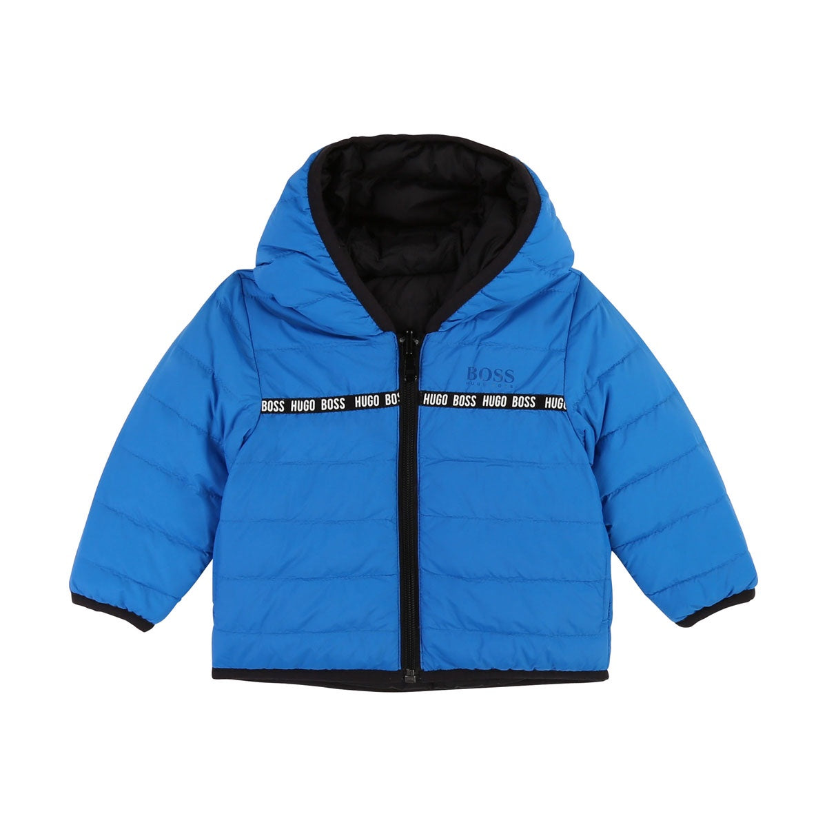 hugo boss blue puffer jacket