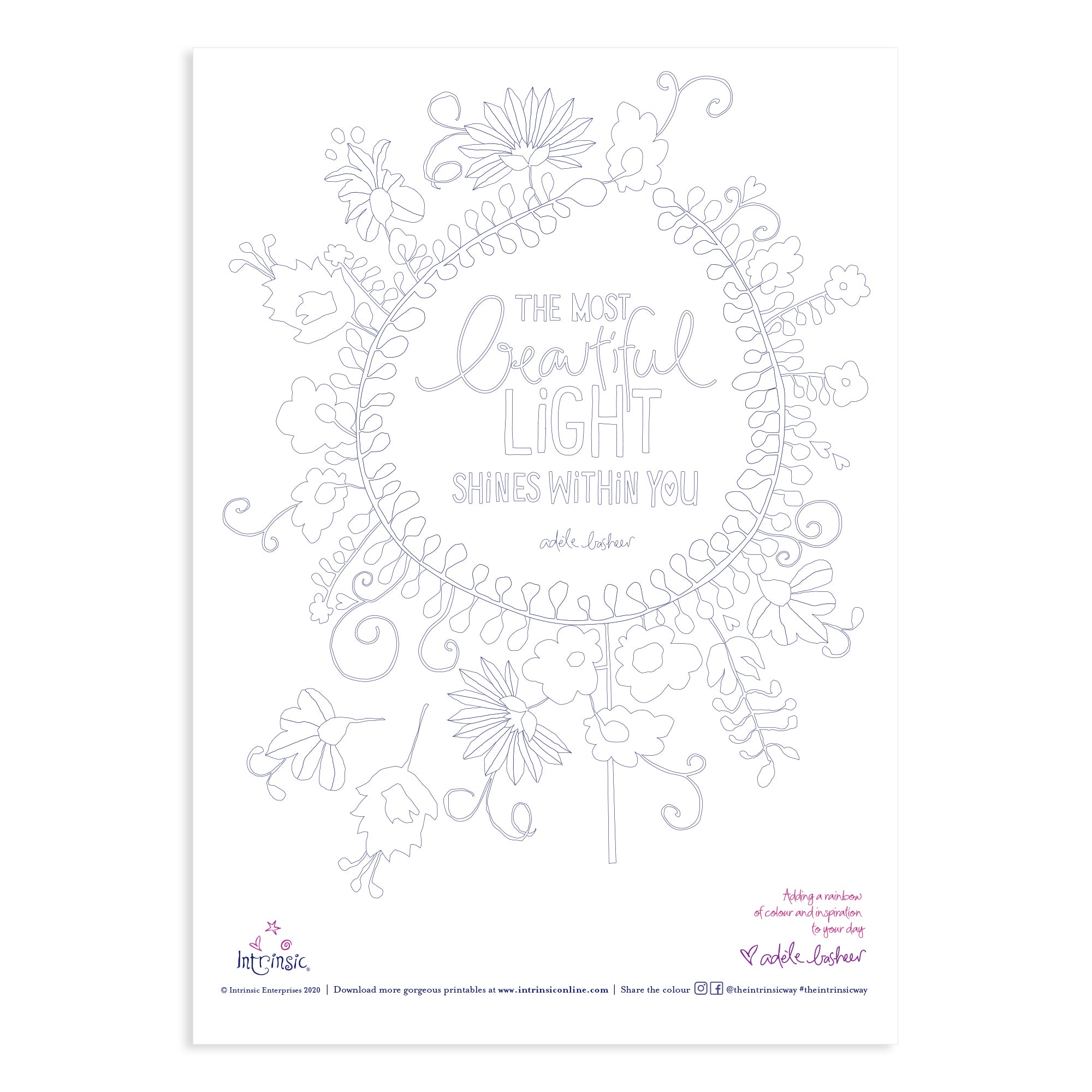 Download Intrinsic Colouring Printables