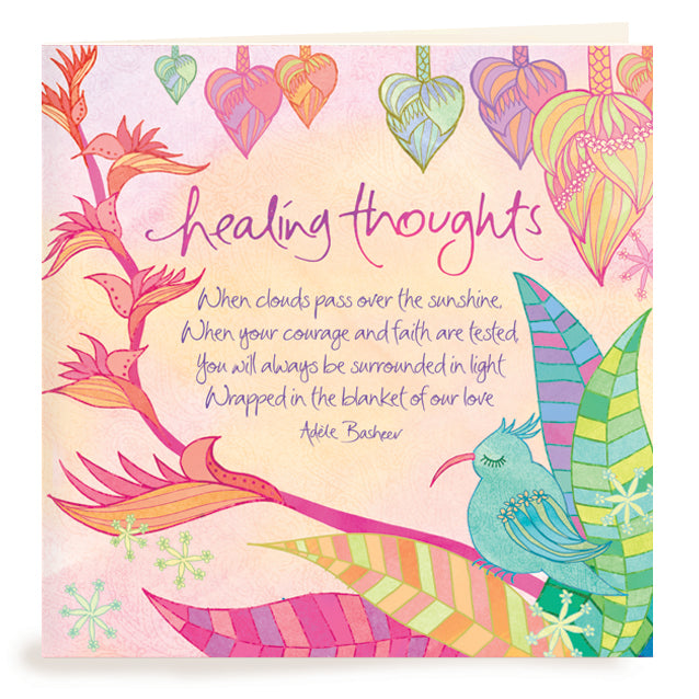 Healing Thoughts Greeting Card – Intrinsic