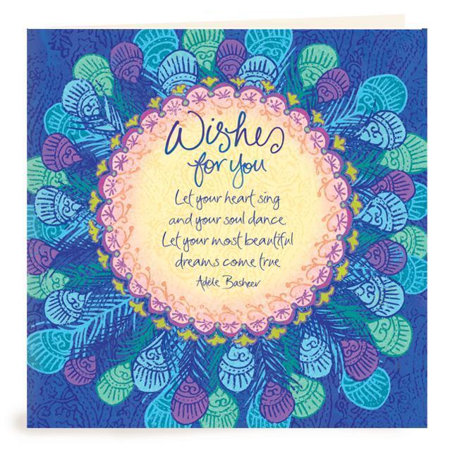  Wishes For You Greeting Card Intrinsic