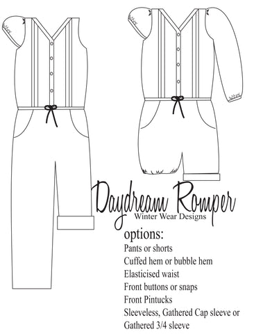 daydream romper illustraion