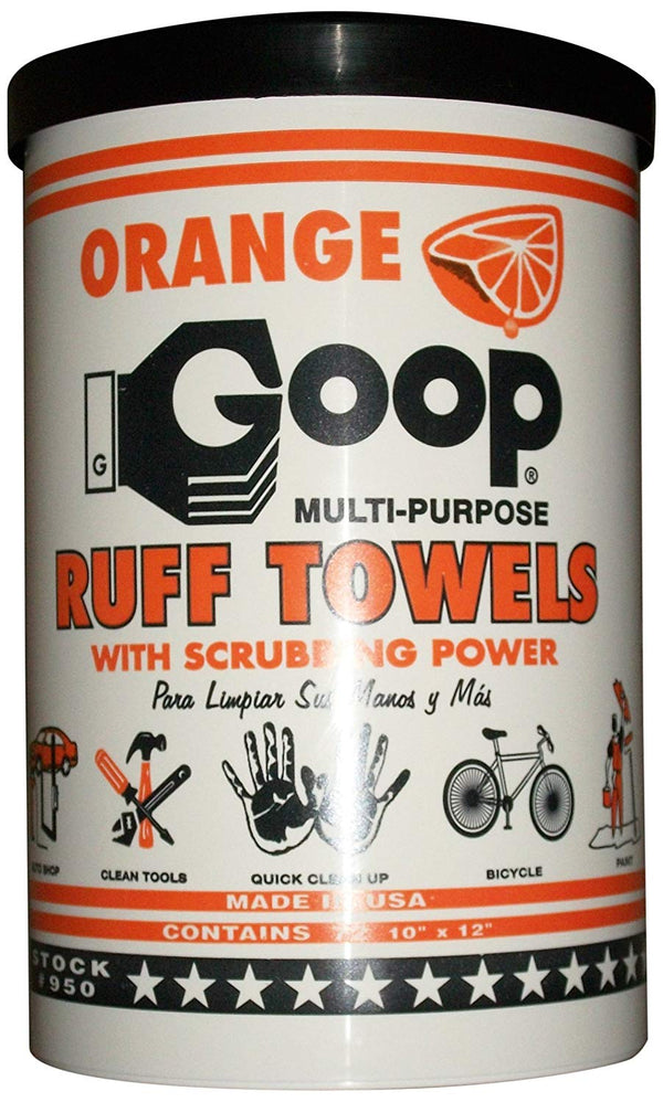 Goop 72ct Orange Ruff Towels