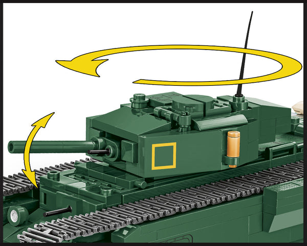 WW2 British Churchill Mk IV Infantry Tank — Brick Block Army