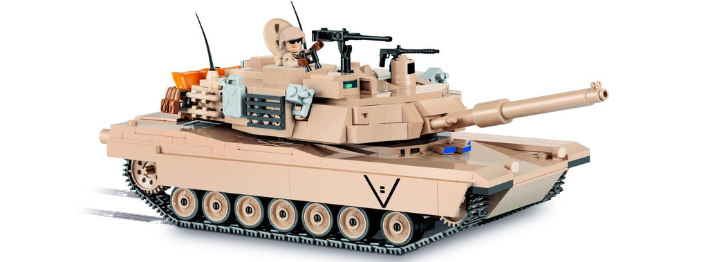 Efterforskning Lænestol skab M1A2 Abrams - COBI 2619 - 810 brick main battle tank – BRICKTANKS