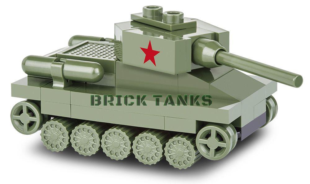 T 34 Nano Tank Lego Compatible Cobi 3021 62 Brick Medium