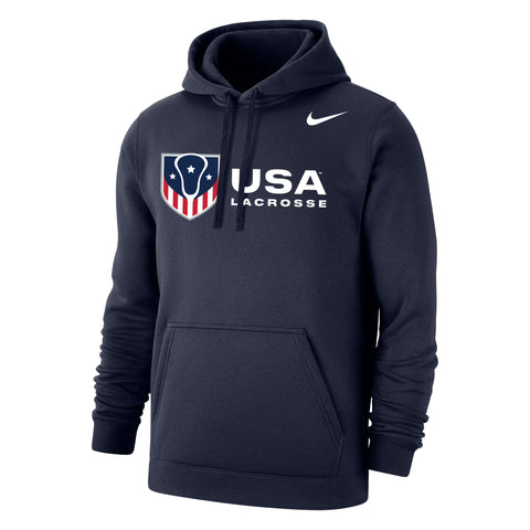 Adult's USA Lacrosse Nike Club Fleece Pullover Hoodie – USA Lacrosse Shop