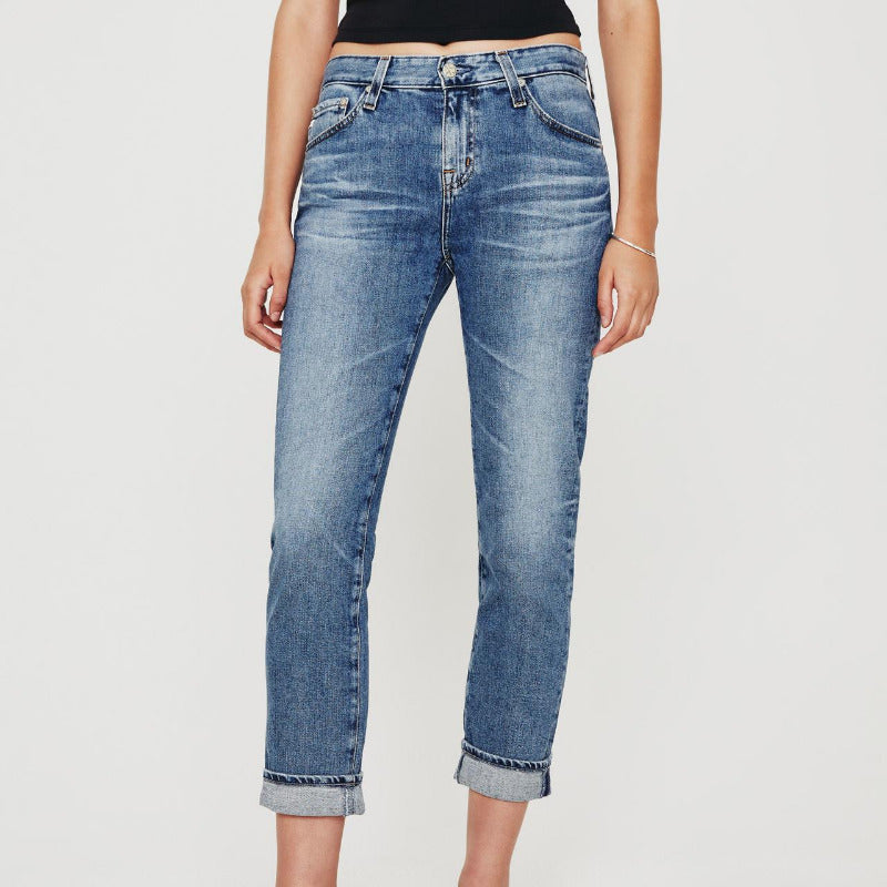 ag the ex boyfriend mid rise slim ankle jeans