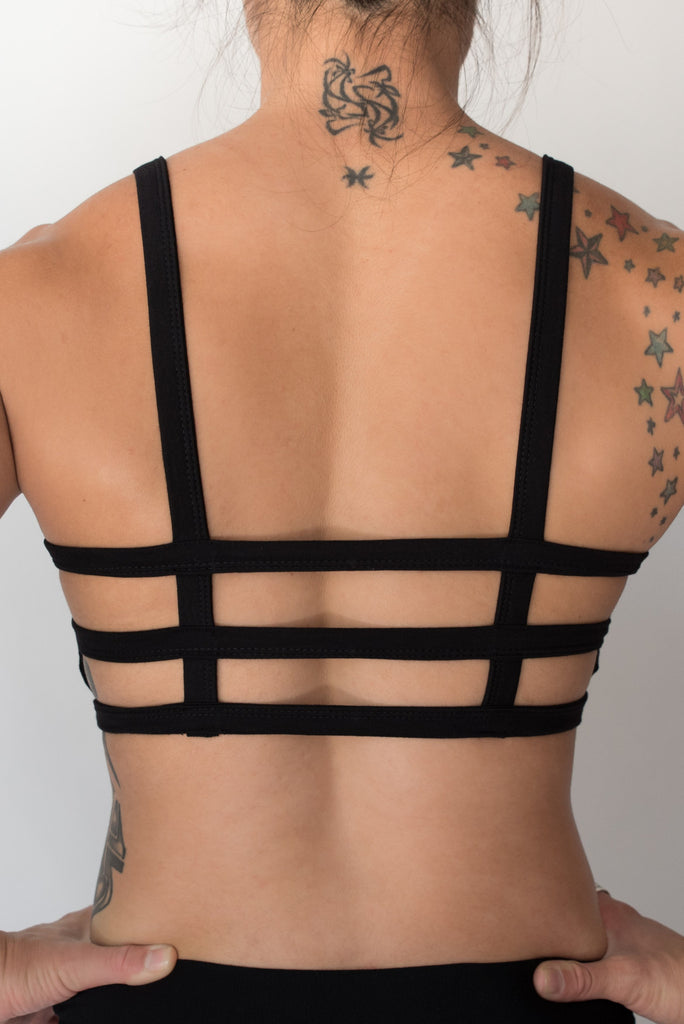 Onyx Trinity Sports Bra by Lotus Tribe 