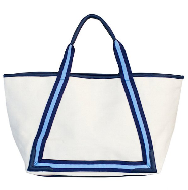 Beach Tote - Navy/Blue – Elizabeth McKay