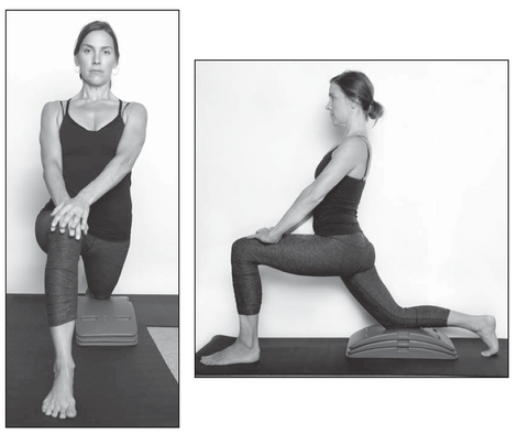 Yoga with Backbridge, Cresent Lunge