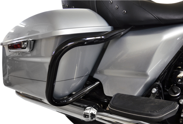 harley saddlebag crash bars