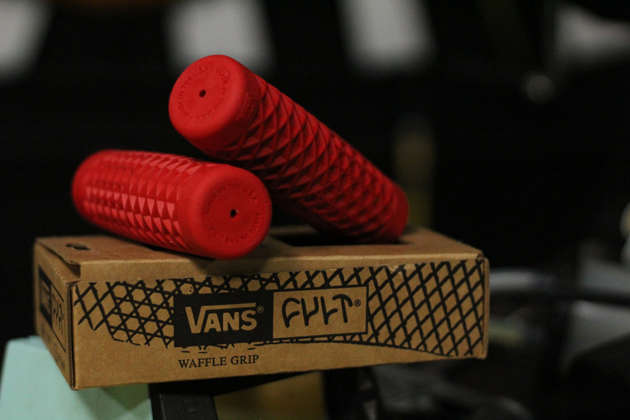 red vans grips