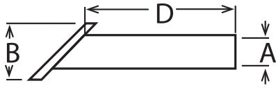 armstrong beveled pe tube