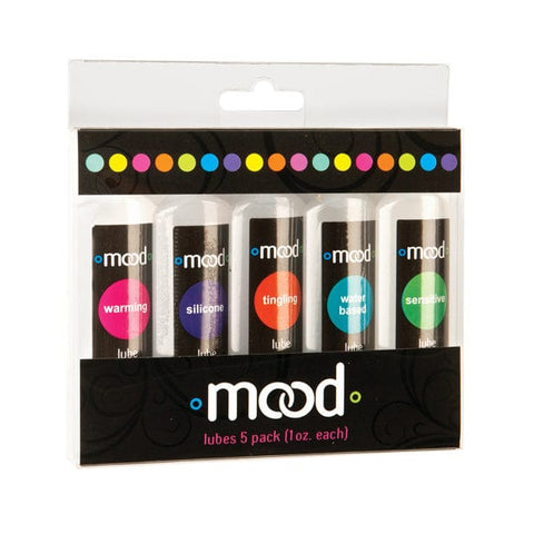 Doc Johnson - Mood Lubes Travel Kit Assorted Pack of 5 Bottles 1 oz -  Lube (Water Based)  Durio.sg