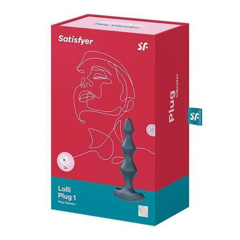 Satisfyer - Lolli Anal Plug 1 Vibrator (Dark Teal) -  Anal Plug (Vibration) Rechargeable  Durio.sg