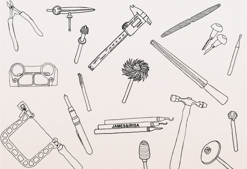 tools we use in James & Irisa Jewellery