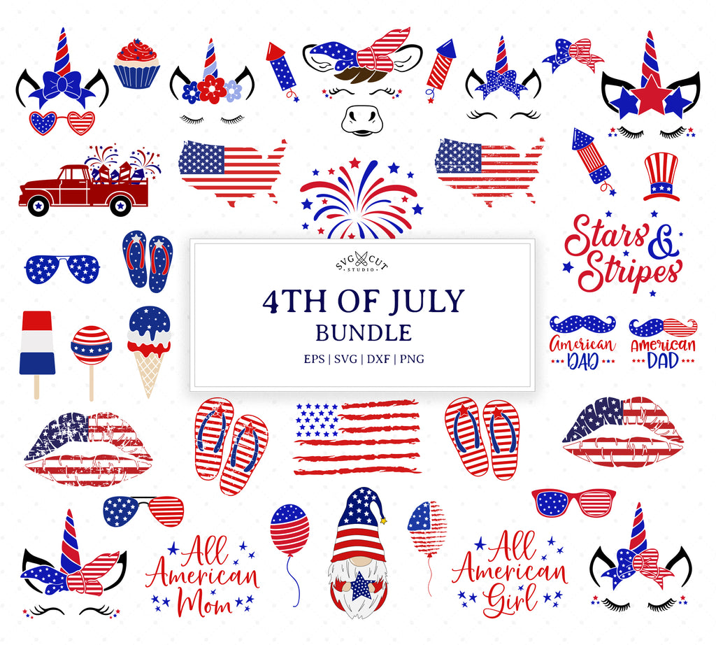 Download SVG Cut Files for Cricut and Silhouette - 4th of July ...