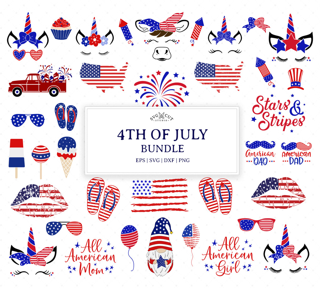 Download 4th Of July Svg Files Bundle