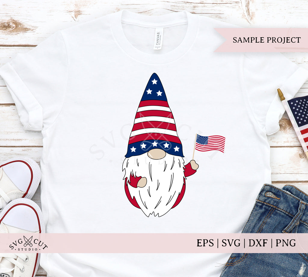 Download 4th Of July Gnome Svg Files