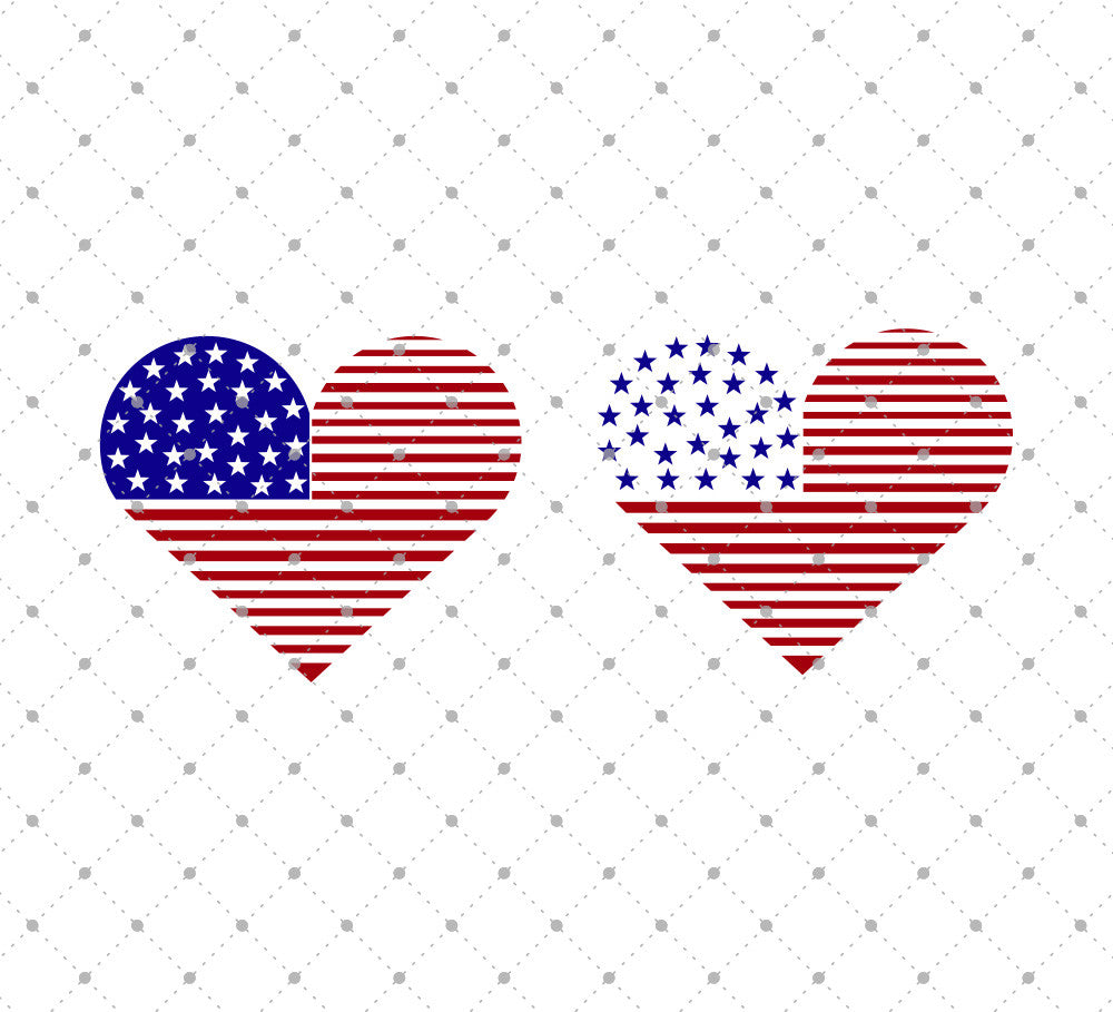 Free Free American Flag Heart Svg 612 SVG PNG EPS DXF File