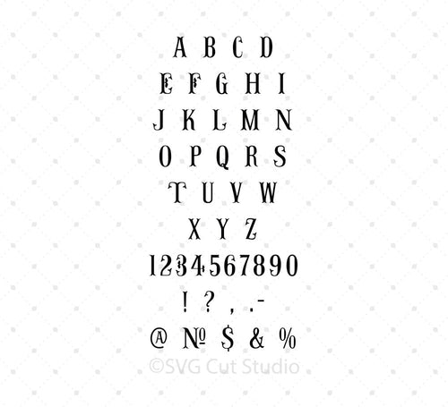 Monogram SVG Bundle TTF 6 Monogram Font Alphabets Digital 