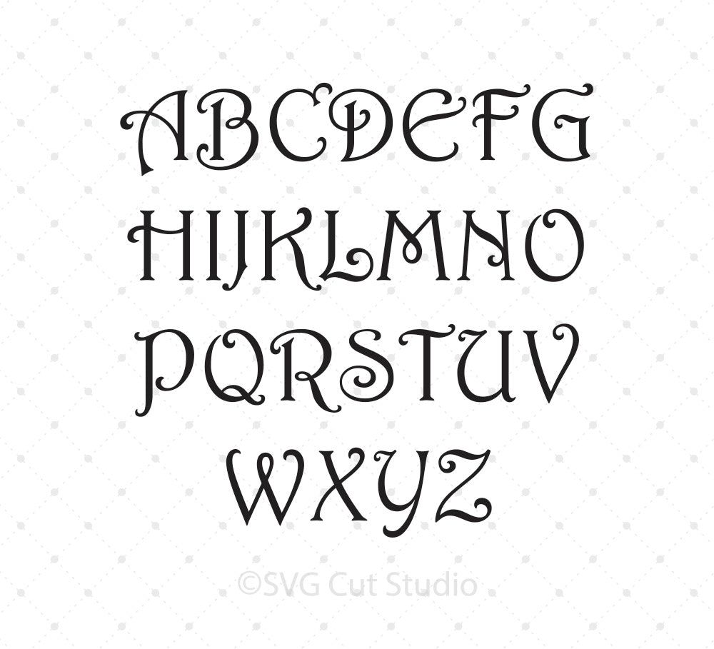 Download Monogram Font Bundle Svg Files