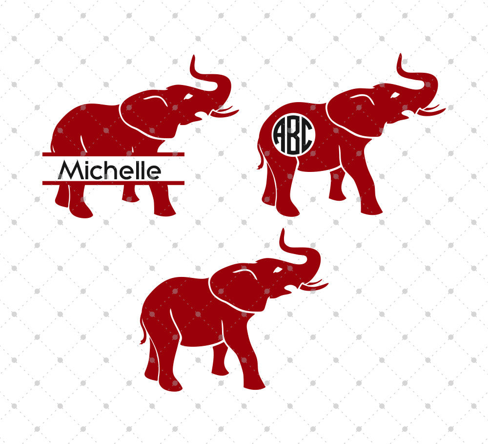 SVG Cut Files for Cricut and Silhouette - Alabama Elephant Files – SVG