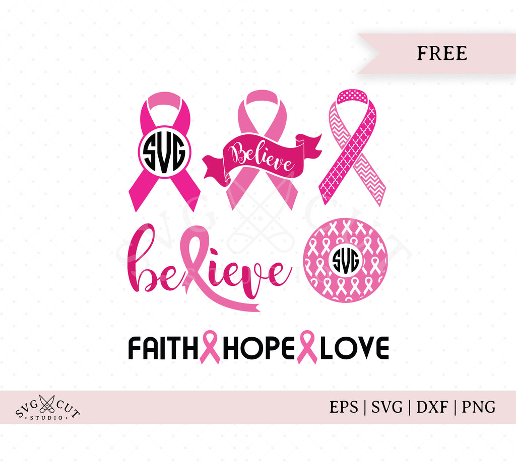 Free Awareness Ribbon Svg Cut Files For Cricut And Silhouette Svg Cut Studio