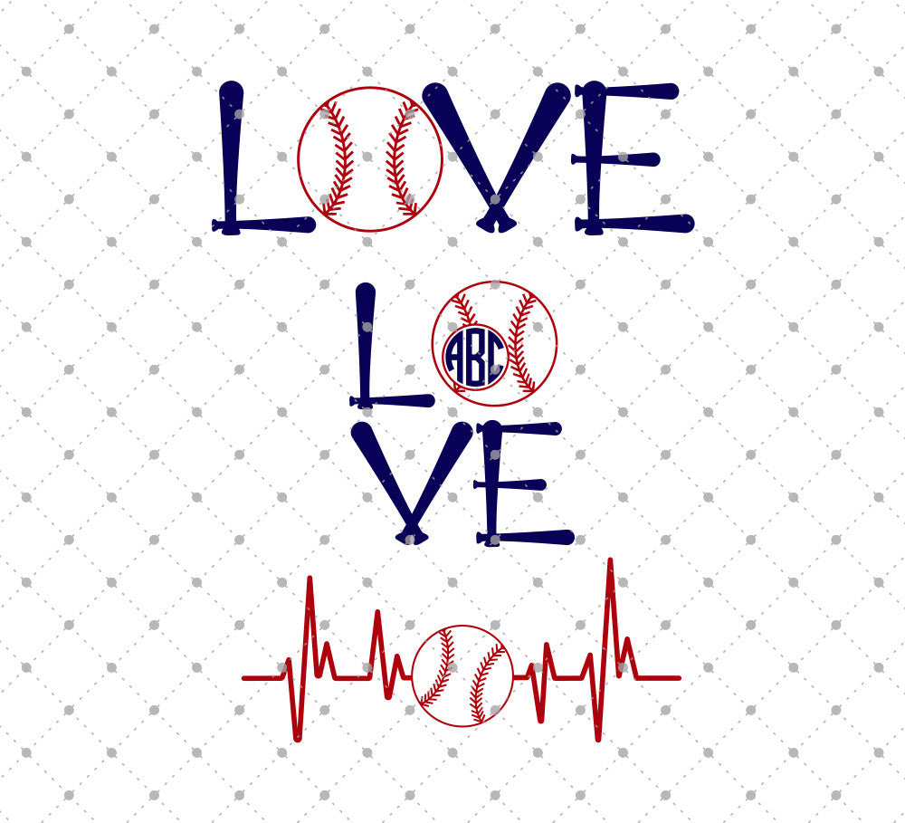 Download Baseball Love Svg Cut Files For Cricut And Silhouette