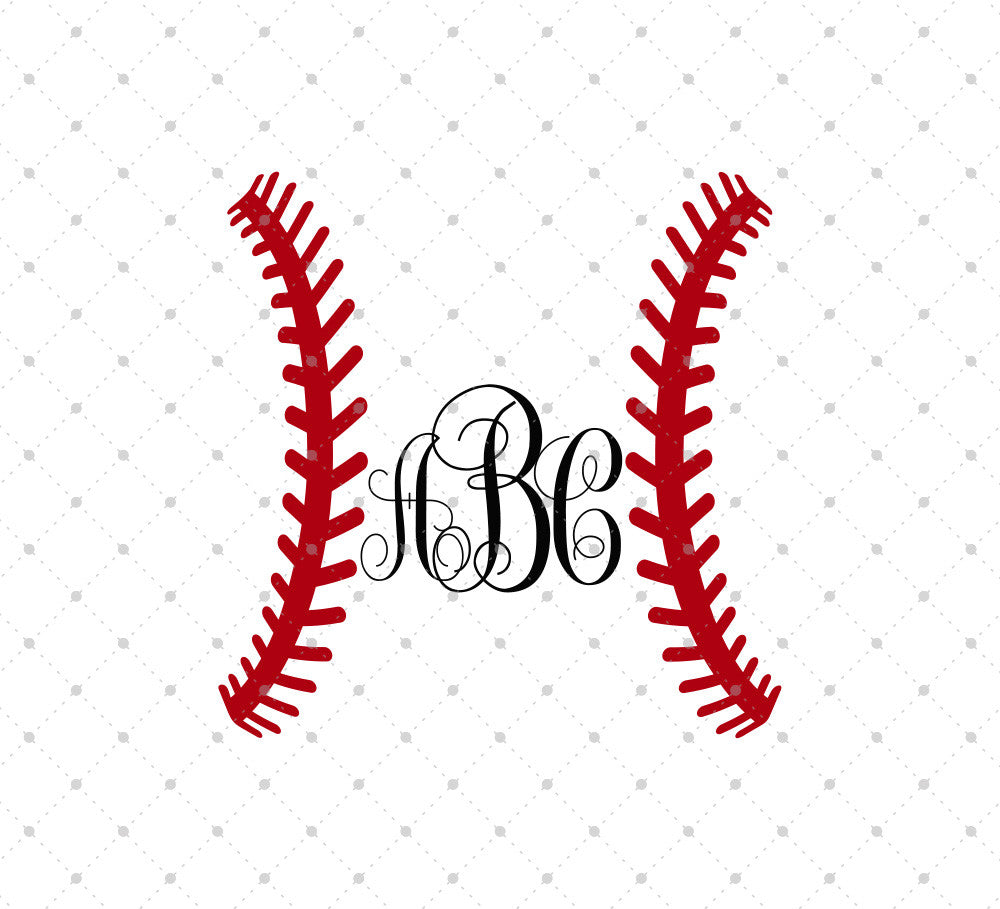 Svg Cut Files For Cricut And Silhouette Baseball Ball Stiches Files