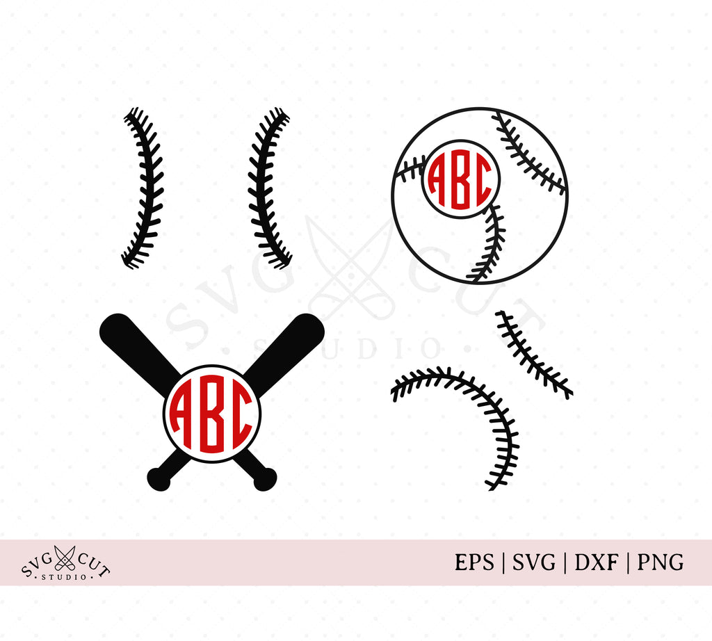 Svg Cut Files For Cricut And Silhouette Baseball Files
