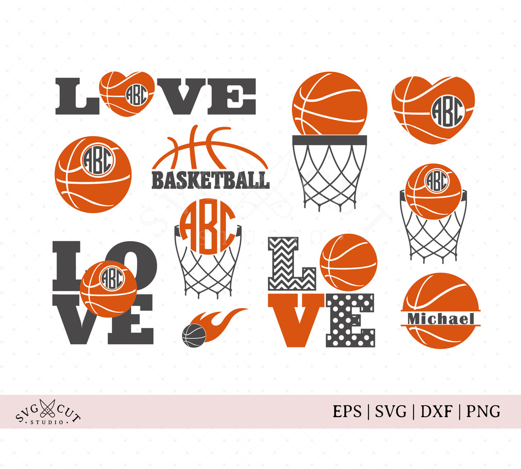 Download Basketball Svg Cut Files For Cricut And Silhouette