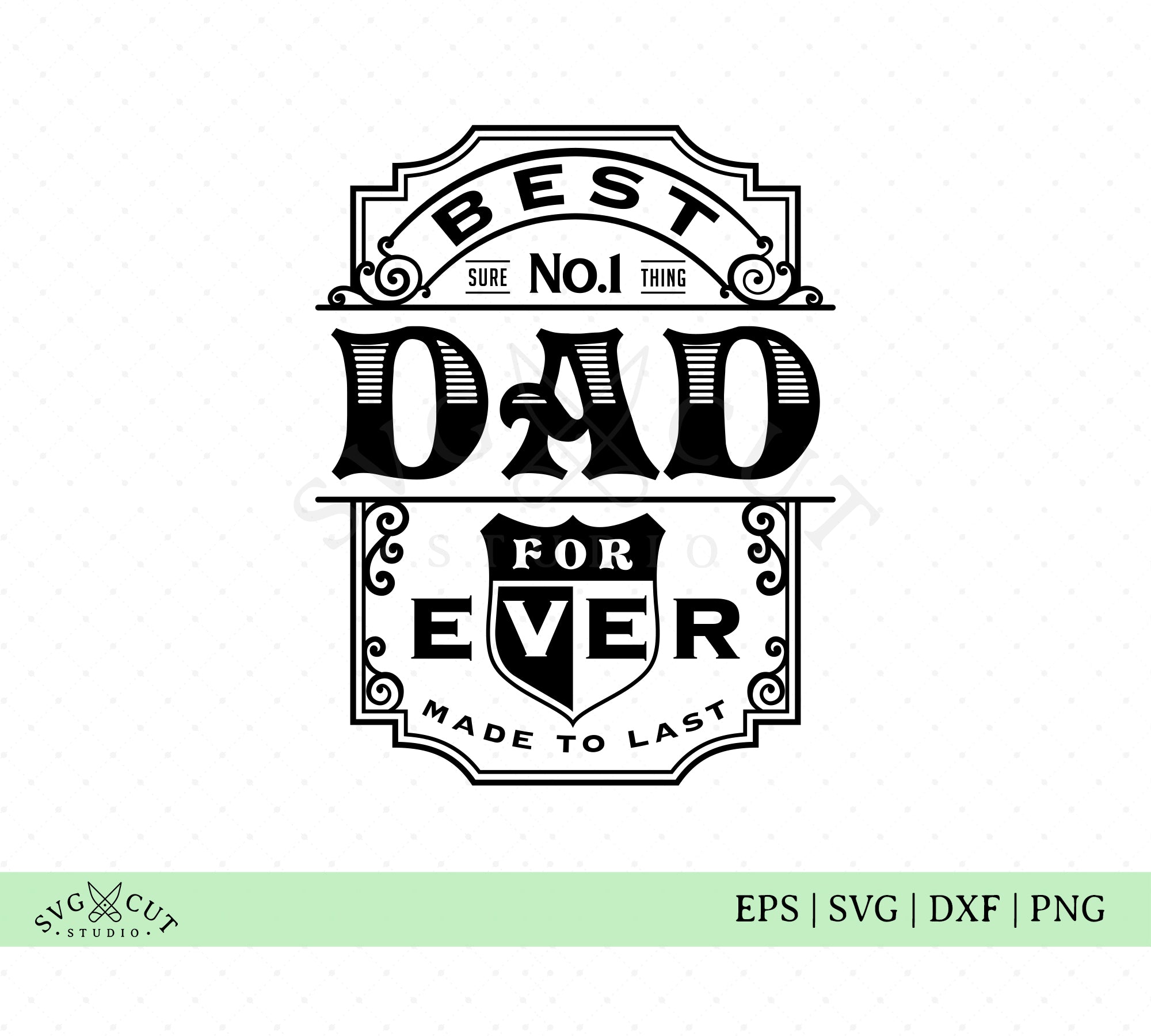 Girl Best Dad SVG Cut File